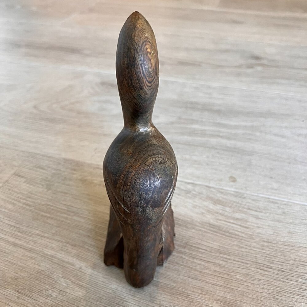 Ironwood Pelican Hand Carved 7 3/4" MCM Collectible Figurine Nautical Decor - Picture 8 of 11